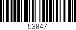 Código de barras (EAN, GTIN, SKU, ISBN): '53847'