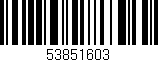 Código de barras (EAN, GTIN, SKU, ISBN): '53851603'