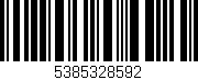 Código de barras (EAN, GTIN, SKU, ISBN): '5385328592'