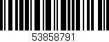 Código de barras (EAN, GTIN, SKU, ISBN): '53858791'