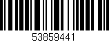 Código de barras (EAN, GTIN, SKU, ISBN): '53859441'