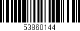 Código de barras (EAN, GTIN, SKU, ISBN): '53860144'
