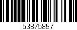 Código de barras (EAN, GTIN, SKU, ISBN): '53875897'