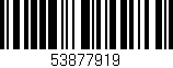 Código de barras (EAN, GTIN, SKU, ISBN): '53877919'