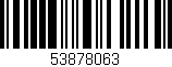 Código de barras (EAN, GTIN, SKU, ISBN): '53878063'