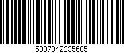 Código de barras (EAN, GTIN, SKU, ISBN): '5387842235605'