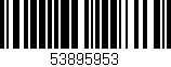 Código de barras (EAN, GTIN, SKU, ISBN): '53895953'