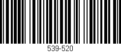 Código de barras (EAN, GTIN, SKU, ISBN): '539-520'