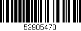 Código de barras (EAN, GTIN, SKU, ISBN): '53905470'