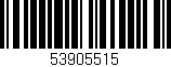 Código de barras (EAN, GTIN, SKU, ISBN): '53905515'