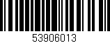 Código de barras (EAN, GTIN, SKU, ISBN): '53906013'