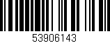 Código de barras (EAN, GTIN, SKU, ISBN): '53906143'