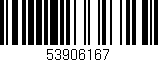 Código de barras (EAN, GTIN, SKU, ISBN): '53906167'