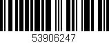 Código de barras (EAN, GTIN, SKU, ISBN): '53906247'