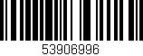 Código de barras (EAN, GTIN, SKU, ISBN): '53906996'