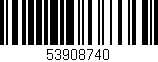 Código de barras (EAN, GTIN, SKU, ISBN): '53908740'