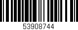 Código de barras (EAN, GTIN, SKU, ISBN): '53908744'