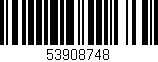 Código de barras (EAN, GTIN, SKU, ISBN): '53908748'