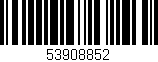 Código de barras (EAN, GTIN, SKU, ISBN): '53908852'