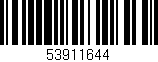 Código de barras (EAN, GTIN, SKU, ISBN): '53911644'