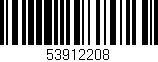 Código de barras (EAN, GTIN, SKU, ISBN): '53912208'