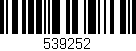 Código de barras (EAN, GTIN, SKU, ISBN): '539252'