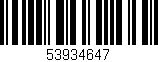 Código de barras (EAN, GTIN, SKU, ISBN): '53934647'
