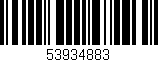 Código de barras (EAN, GTIN, SKU, ISBN): '53934883'