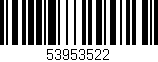 Código de barras (EAN, GTIN, SKU, ISBN): '53953522'