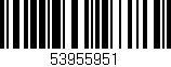 Código de barras (EAN, GTIN, SKU, ISBN): '53955951'