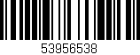 Código de barras (EAN, GTIN, SKU, ISBN): '53956538'