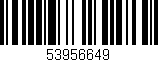 Código de barras (EAN, GTIN, SKU, ISBN): '53956649'