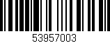 Código de barras (EAN, GTIN, SKU, ISBN): '53957003'