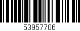 Código de barras (EAN, GTIN, SKU, ISBN): '53957706'