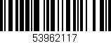 Código de barras (EAN, GTIN, SKU, ISBN): '53962117'