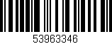 Código de barras (EAN, GTIN, SKU, ISBN): '53963346'