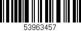 Código de barras (EAN, GTIN, SKU, ISBN): '53963457'