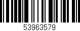 Código de barras (EAN, GTIN, SKU, ISBN): '53963579'