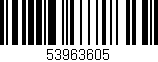Código de barras (EAN, GTIN, SKU, ISBN): '53963605'