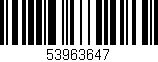 Código de barras (EAN, GTIN, SKU, ISBN): '53963647'
