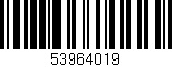 Código de barras (EAN, GTIN, SKU, ISBN): '53964019'