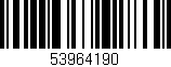 Código de barras (EAN, GTIN, SKU, ISBN): '53964190'