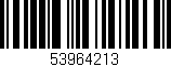 Código de barras (EAN, GTIN, SKU, ISBN): '53964213'