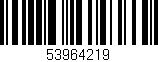 Código de barras (EAN, GTIN, SKU, ISBN): '53964219'