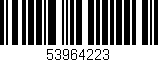 Código de barras (EAN, GTIN, SKU, ISBN): '53964223'