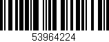 Código de barras (EAN, GTIN, SKU, ISBN): '53964224'