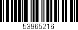 Código de barras (EAN, GTIN, SKU, ISBN): '53965216'