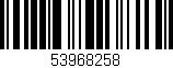 Código de barras (EAN, GTIN, SKU, ISBN): '53968258'
