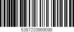 Código de barras (EAN, GTIN, SKU, ISBN): '5397233869098'
