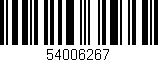 Código de barras (EAN, GTIN, SKU, ISBN): '54006267'
